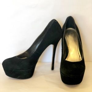Bakers Suede Platform Stilettos